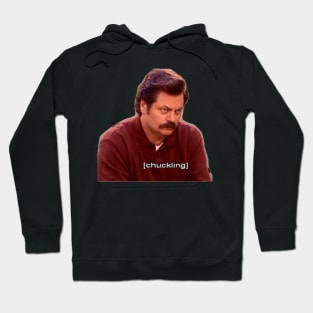 Chucking-Ron Swanson Hoodie